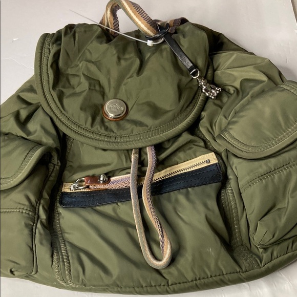 Kipling Olive Green Women's Backpack - Picture 1 of 11